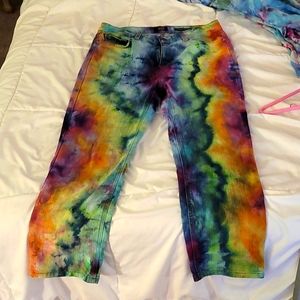 Denim tye dye